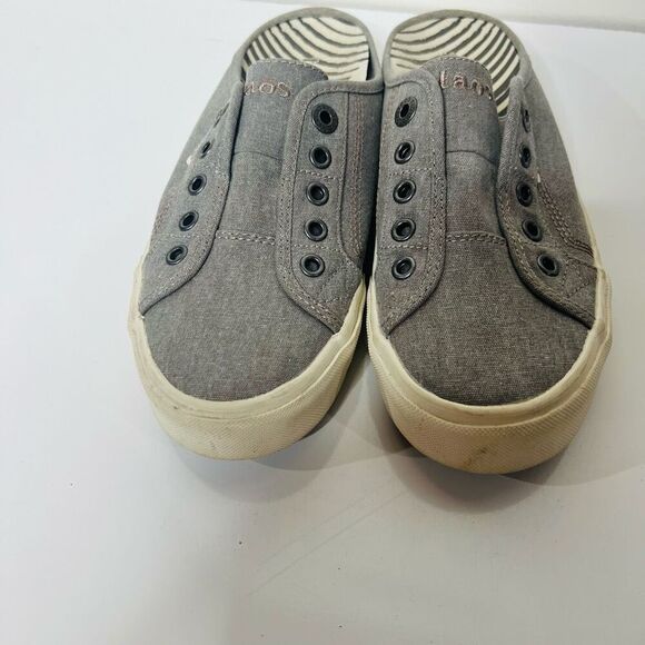 Taos EZ-Soul Gray Slip On Sneaker Mule Sz 7.5 - Picture 6 of 8